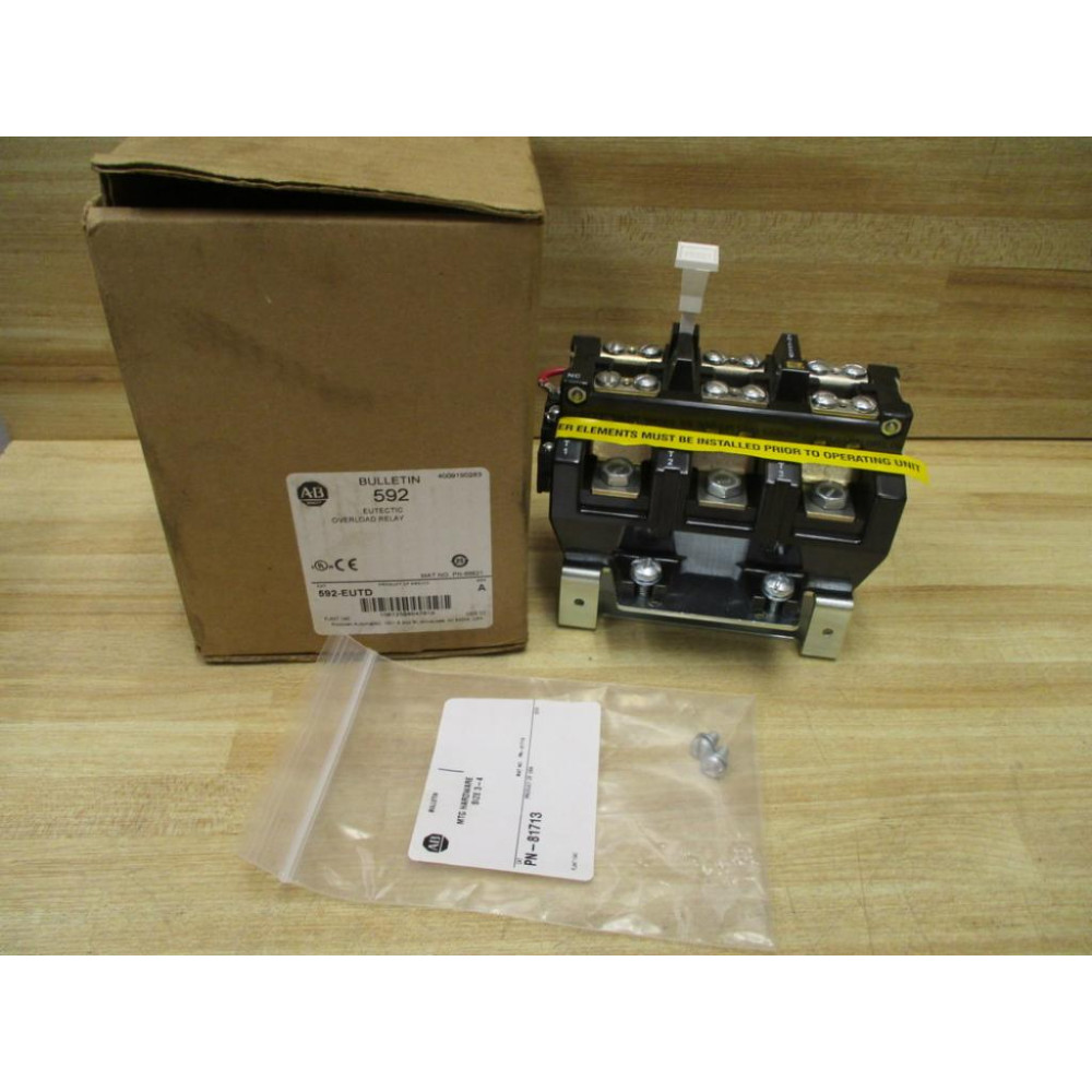 Allen Bradley 592-EUTD Eutectic Overload Relay 592EUTD
