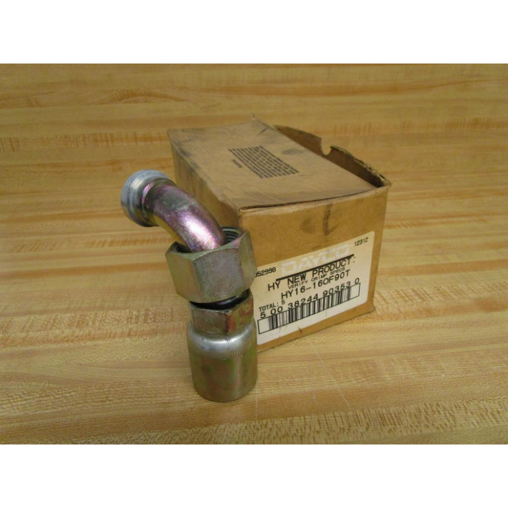 Dayco HY16-160F90T Fitting Elbow Pipe HY16160F90T (Pack of 5)