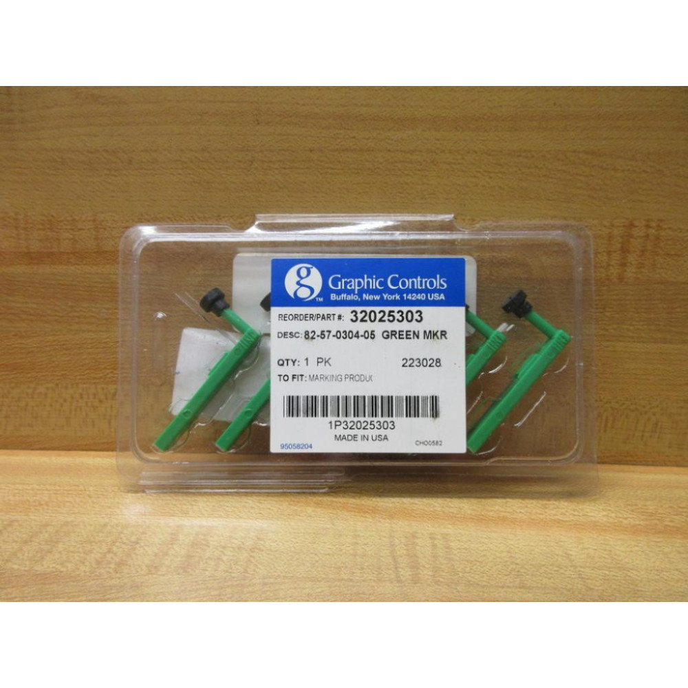Graphic Controls 32025303 Chart Recorder Pen 82-57-0304-05 (Pack of 6)
