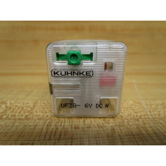 Kuhnke UF3B-6V DC Relay UF3B-6V DC N - Used