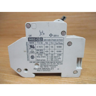 Allen Bradley 1492-CB2G160 Circuit Breaker 16A - Used