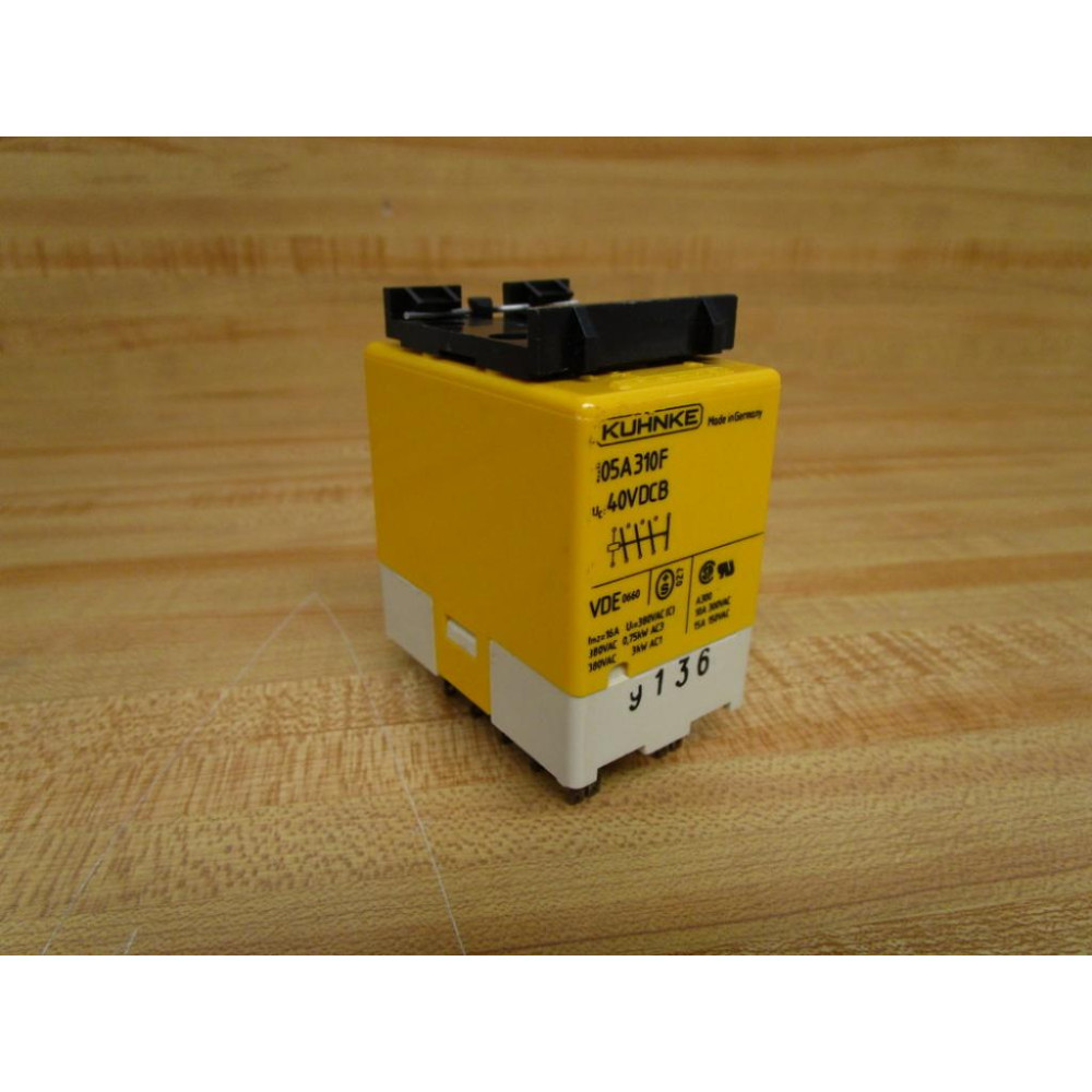 Kuhnke 105A310F Relay (Pack of 2) - New No Box