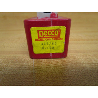 Decco 9-12M Coil 115VAC 60HZ 2 Wire - Used