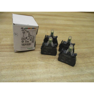 Telemecanique ZBV-G1 Schneider Green Light Module ZBVG1 110-120VAC (Pack of 4)