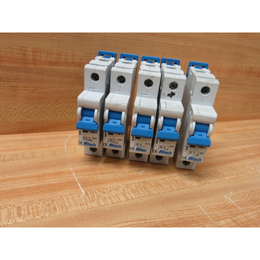Altech 1BU5R Mini Circuit Breaker 1BU05R (Pack of 5) - Used