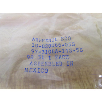 Amphenol 10-820066-05S Circular Connector 97-3106A-14S-5S