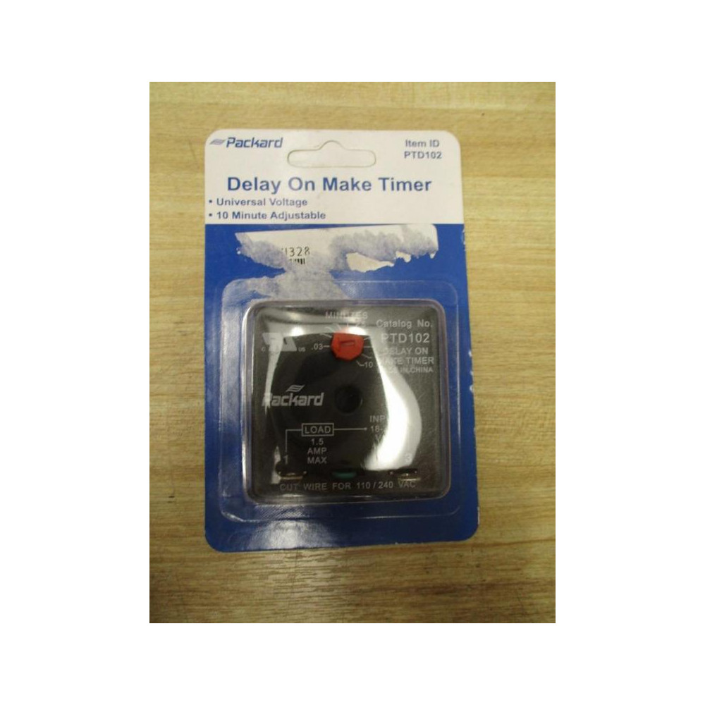 Packard PTD102 Delay On Make Timer (Pack of 3) Packard PTD102 Delay On Make Timer (Pack of 3)