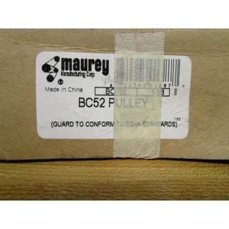 Maurey BC52 Pulley WKeyway BC52-1-18