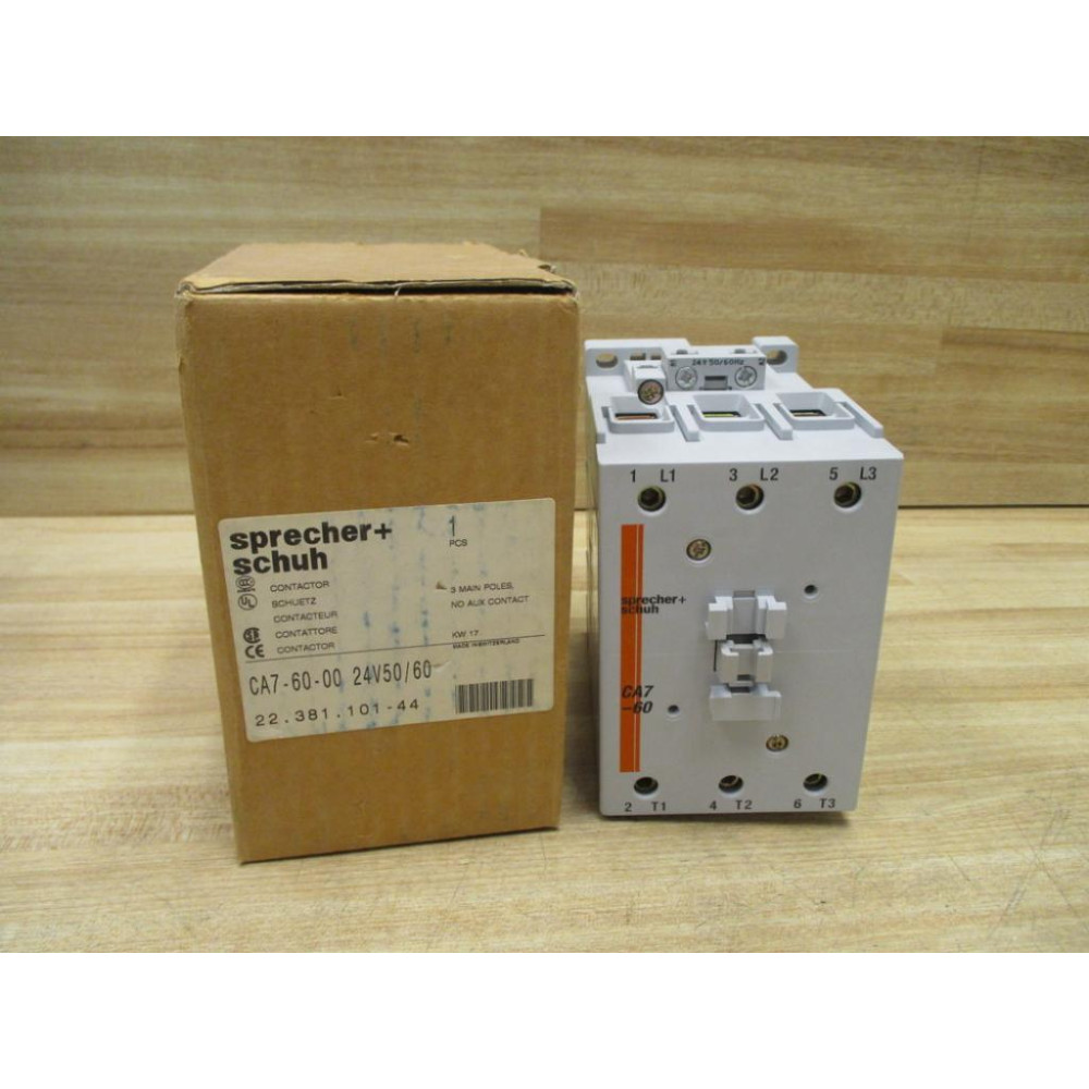 Sprecher + Schuh CA7-60-00 Contactor CA76000 Cracked