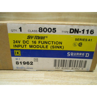 Square D 8005-DN-116 SyMax Input Module 81962