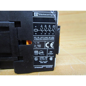 Telemecanique CA2 DN40 M7 Control Relay CA2DN40M7 - Used