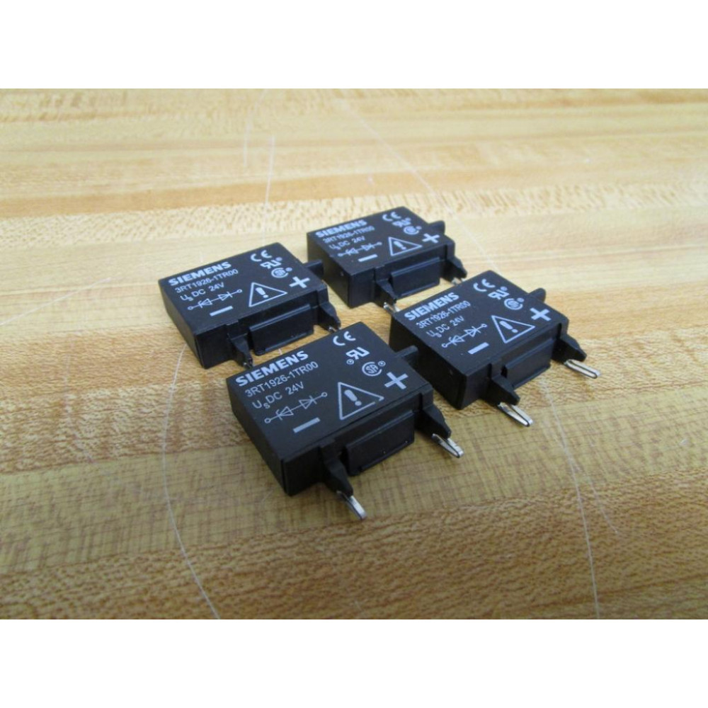 Siemens 3RT1926-1TR00 Surge Surpressor 3RT19261TR00 (Pack of 4) - Used