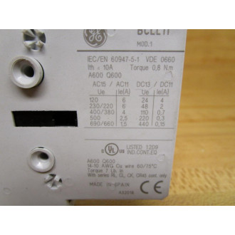 General Electric BCLL11 Auxiliary Contact Cracked (Pack of 10) - Used
