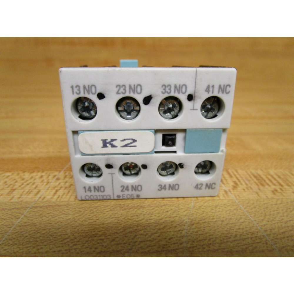 Siemens 3RH1921-1FA31 Aux.Contact Block 3RH19211FA31 (Pack of 5) - Used