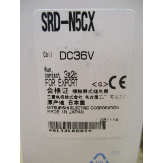 Mitsubishi SRD-N5CX Contactor Relay SRD-N5