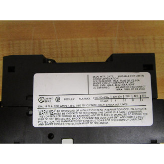 Siemens 3RV1421-1DA10 Motor Starter 3RV14211DA10 - Used