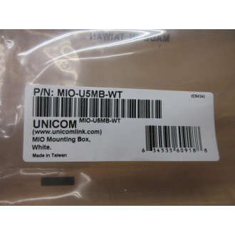 Unicom MIO-U5MB-WT Mounting Box MIO-U5MB