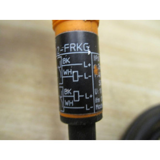 IFM Efector IF-2002-FRKG Proximity Sensor IF5769 Cable Length Varies - Used