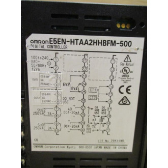 Omron E5EN-HAAA2HBM-500 Digital Controller E5EN-H - New No Box