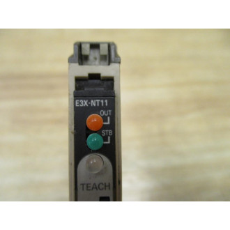 Omron E3X-NT11 Photoelectric Sensor E3XNT11 WO Front Cover - Used