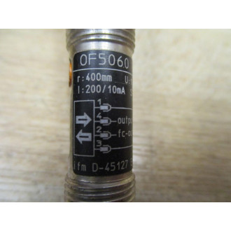 IFM Efector OF5060 Photo Electric Sensor OFB-FNKGUS-100 - Used