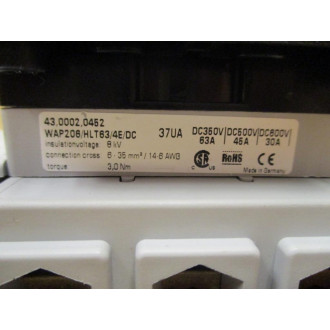 Fronius 43.0002.0452 Switch WAP206HLT634EDC - Used