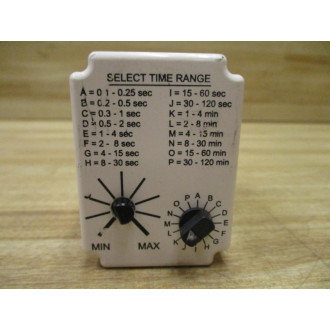 Macromatic TR-60228 Time Delay Relay TR60228 - Used