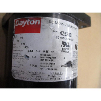 Dayton 4Z528B DC Motor 32-999-3804-002 - Used