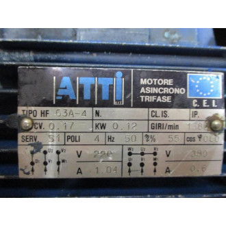 ATTI HF63A-4 Motor HF63A4 - Used