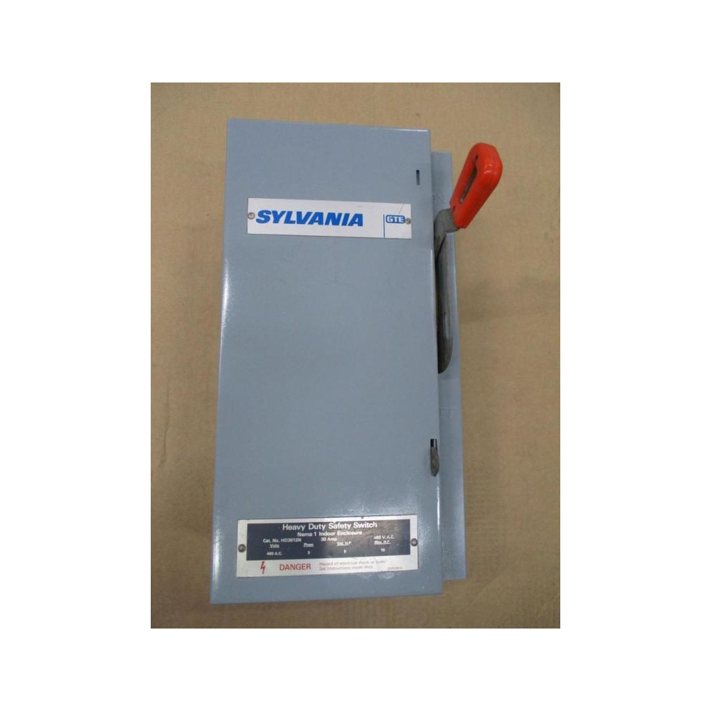 Sylvania HD361SN Heavy Duty Safety Switch - Used