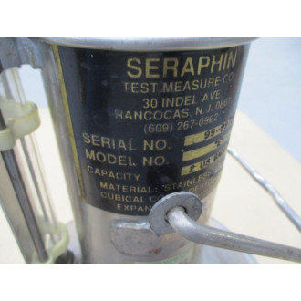 Seraphin Model E Test Measure Can - Used