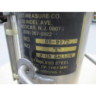 Seraphin Model E Test Measure Can - Used