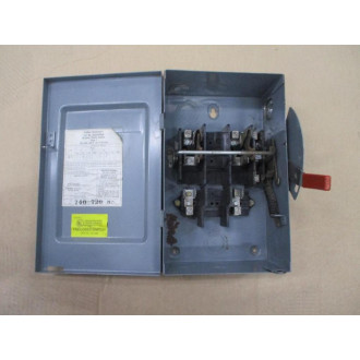 Cutler Hammer DG222NGB Safety Switch - Used