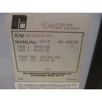 Reliance 45C35 AutoMate Autobus Interface 802803-RV - Used