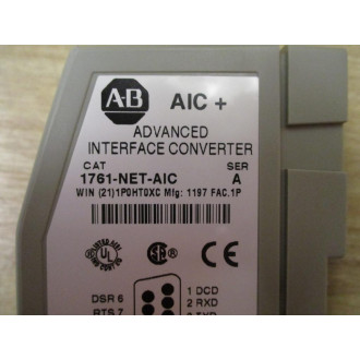 Allen Bradley 1761-NET-AIC Advanced Interface Converter 1761NETAIC Ser. A - Used