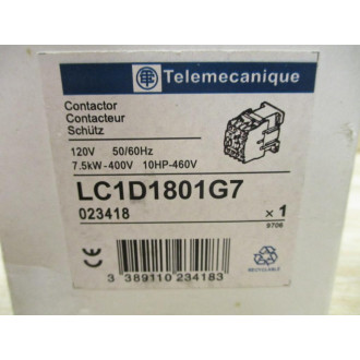 Telemecanique LC1D1801G7 Contactor 023418