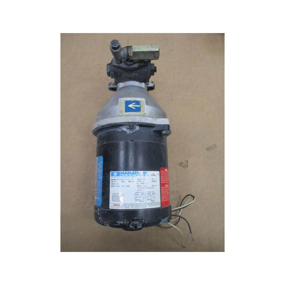 Marathon NPL56S17 T578A W Oil Burner Motor 35197-14 - Used