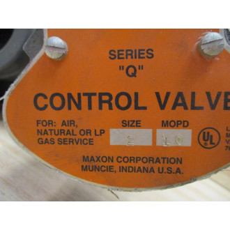 Maxon Series Q Control Valve - New No Box