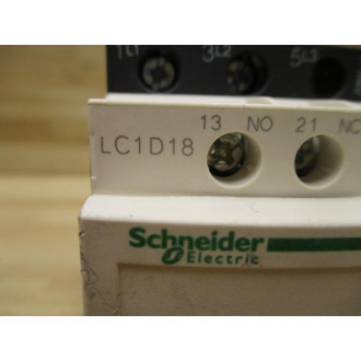 Schneider LC1 D18 P7 Contactor LC1D18P7 - Used