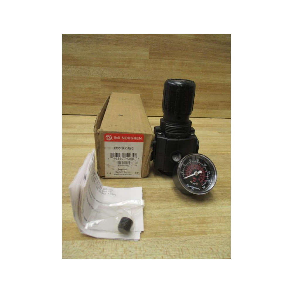 Norgren R73G-3AK-RMG Pressure Regulator R73G3AKRMG WGauge