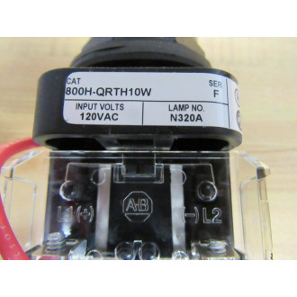 Allen Bradley 800H-QRTH10W Illuminated Push Button