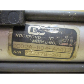 Norgren CC02A-B04-AAA12 Pneumatic Cylinder CC02AB04AAA12 - Used