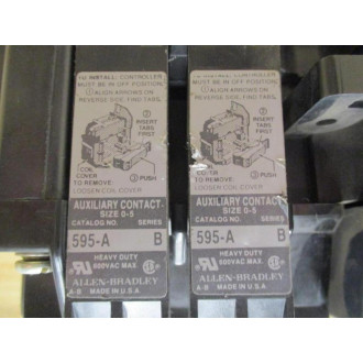 Allen Bradley 500L-D0D93 Lighting Contactor 500L-DOD93 Cracked - Used
