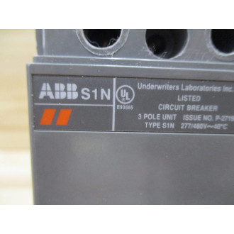 ABB S1N 70A 70A Circuit Breaker P-2719 - Used