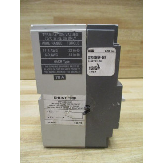 ABB S1N 70A 70A Circuit Breaker P-2719 - Used