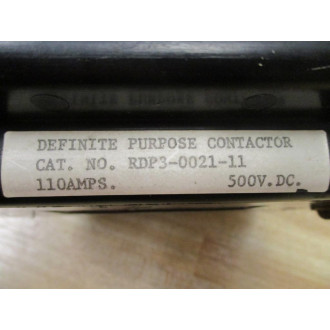 Ward Leonard RDP3-0021-11 Contactor Relay 78092-7R 500VDC - Used