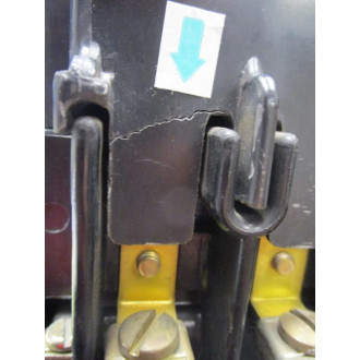 Ward Leonard RDP1-21100 Definite Purpose Contactor RDP121100 Small Crack - Used