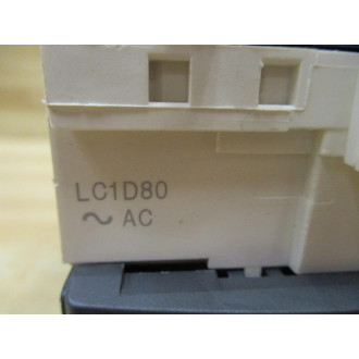 Schneider LC1D80 G7 Contactor LC1D80G7 WO Front Cover - Used