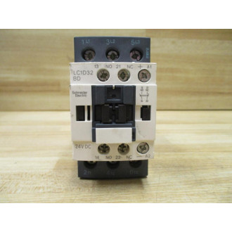 Telemecanique LC1-D32BD Schneider Contactor LC1D32BD W LAD4TBDL - Used