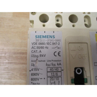 Siemens 3VF3111-1FS41-0AA0 100A Circuit Breaker 3VF31111FS410AA0 - Refurbished